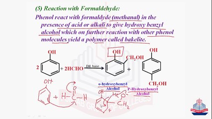 Reaction with Formaldehyde , Ethers & its Classification