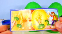 Play Doh Ben 10 Omniverse Giant Kinder Surprise Eggs Play-Doh Ben Ten Cartoon Toys