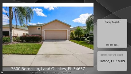 7600 Berna Ln, Land O Lakes, FL 34637