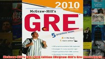 Download PDF  McGrawHills GRE 2010 Edition McgrawHills Gre Book Only FULL FREE