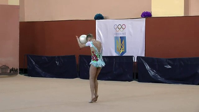 Байдаленко Аліна (мяч) 07.02.2016 Художественная гимнастика. Чемпионат Черниговской области