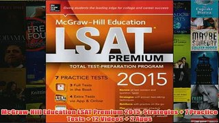 Download PDF  McGrawHill Education LSAT Premium 2015 Strategies  7 Practice Tests  12 Videos  2 FULL FREE