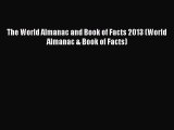 Download The World Almanac and Book of Facts 2013 (World Almanac & Book of Facts) PDF Online