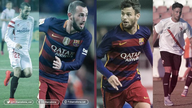 Aleix Vidal i Moi, dos exsevillistes al FC Barcelona