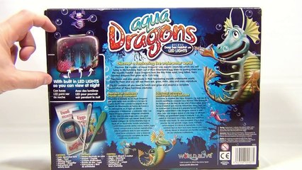 Aqua Dragons Deep Sea Habitat w/LED Lights, World Alive - Watch Live Aquatic Sea Creatures Grow!