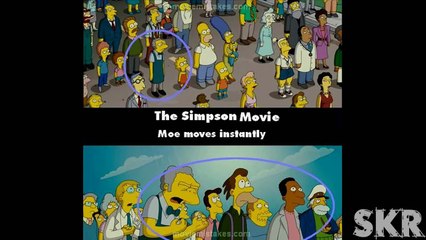 Movie Mistakes: The Simpsons Movie (2007)