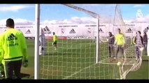 Cristiano Ronaldo Amazing goal during training session 26.02.2016