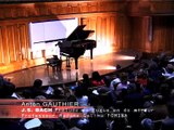 Anton Gauthier - Prélude et fugue N°2 (Bach) et Impromptu Op.90 n°4 (Schubert) à la Sorbonne
