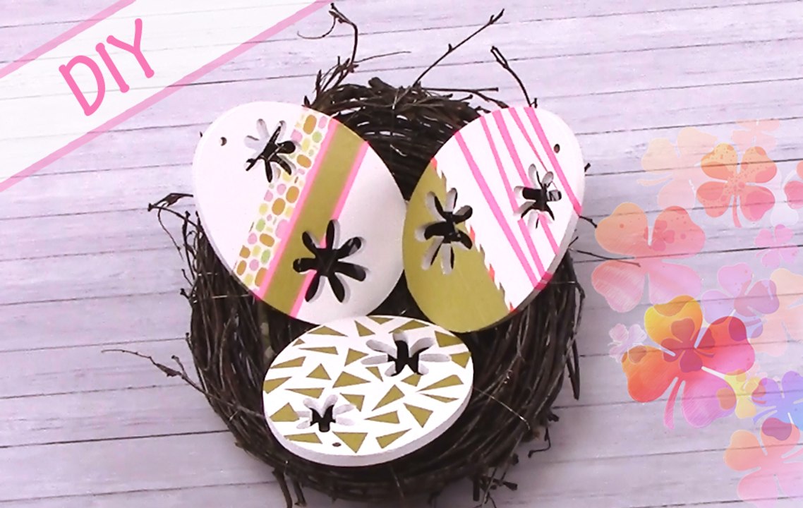 DIY - Tutoriel pour faire une belle décoration de printemps, sympa, simple et originale