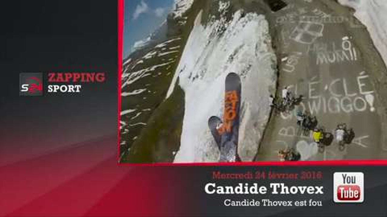 Zap'Sport : Candide Thovex est fou