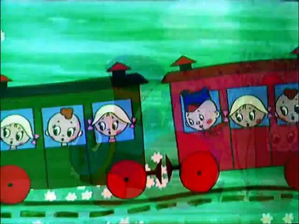 Паровозик едет. Музыкальный видео-клип  The train song. Наше_всё!