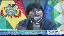 “Del tema de candidatura vamos a hablar en el 2018”: Evo morales pone en duda su salida de la presidencia en Bolivia