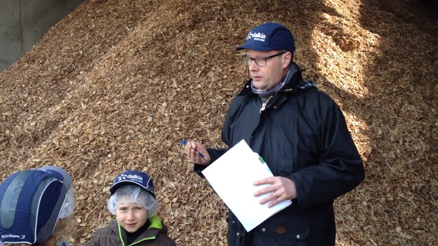 Visite de la chaudière à bois de Lisieux