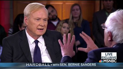 Video herunterladen: Chris Matthews Yelling at Bernie Sanders