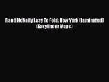 Read Rand McNally Easy To Fold: New York (Laminated) (Easyfinder Maps) Ebook Free