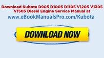 [PDF] KUBOTA DIESEL ENGINE REPAIR MANUAL D905 D1005 D1105 V1205 V1305 V1505 DOWNLOAD 6.5 MB Factory 