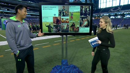 Roberto Aguayo talks combine and social media posts