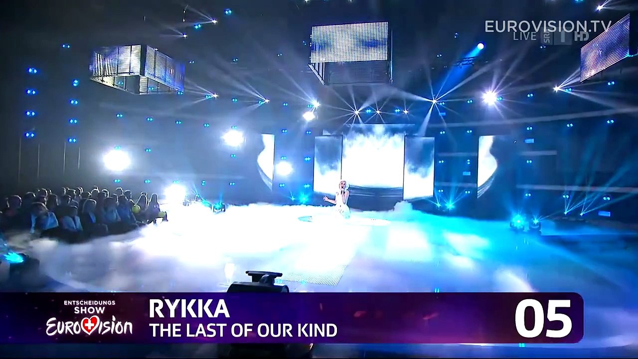Eurovision Song Contest 2016 Rykka - The Last Of Our Kind - National Winner Switzerland