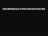 Read Rand McNally Easy To Read: Nebraska State Map Ebook Free