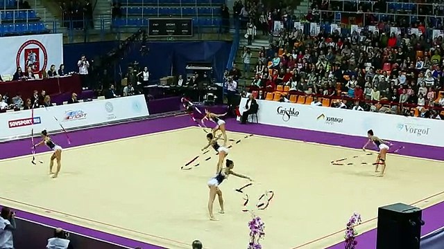 Гран-При 2016. Сборная Москвы, ленты. Художественная гимнастика