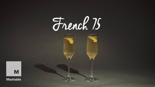 The French 75: A champagne cocktail spiked with old Hollywood glam