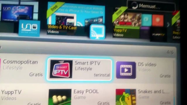 Smart IPTV App Setting di Samsung Smart TV nonton Bola Film dll - video  Dailymotion