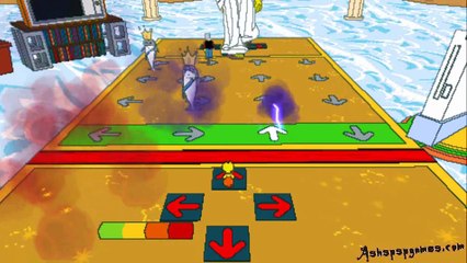 TheASHfire06 - The Simpsons Game - DDR Match: Simpsons Family vs GOD!