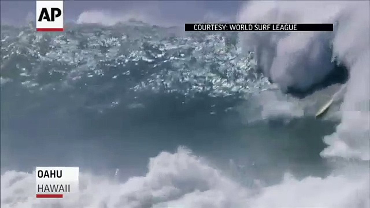 Surfer Rides 60-Foot Waves to $75k Win (720p Full HD)