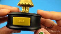 Gold Lisa Simpson 2007 Burger King The Simpsons Talking Golden Statues Toy #4 Complete Set of 15