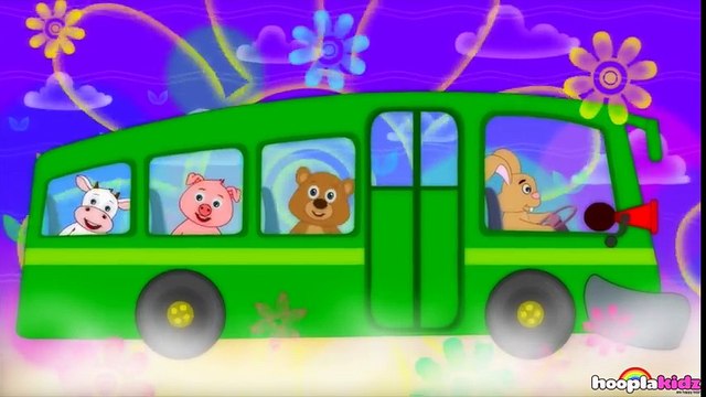 Wheels On The Bus Nursery Rhymes Compilation All Versions of Bus Songs by HooplaKidz
