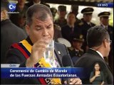 Correa habla de las comidas diferenciadas