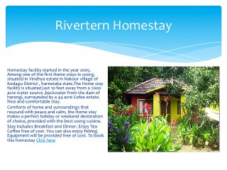 Coorg Homestays