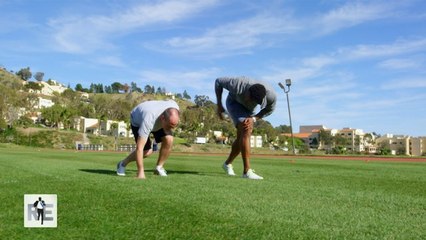 Rich Eisen trains with Brandon Marshall
