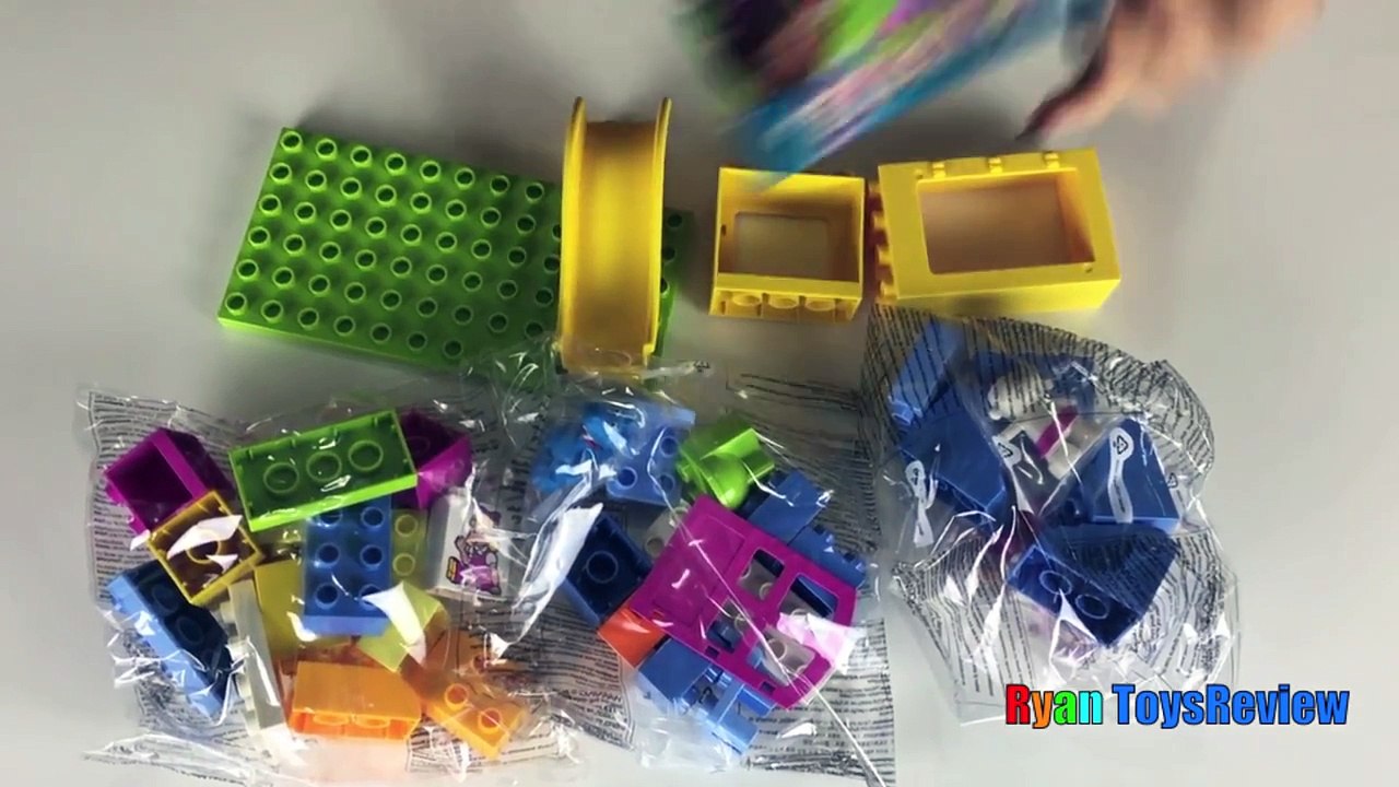 Lego Duplo Doc McStuffins Backyard Clinics with Superheroes Spiderman Disney Toys Egg Surp