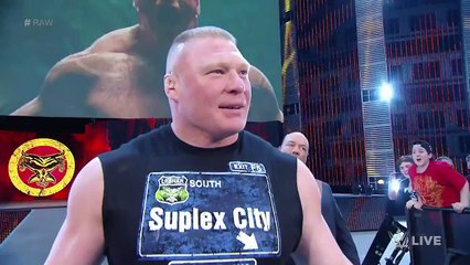 Dean Ambrose welcomes Brock Lesnars brutality: Raw, February 8, 2016