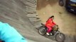 OMG!!! Girl driving bike inside Well of Death