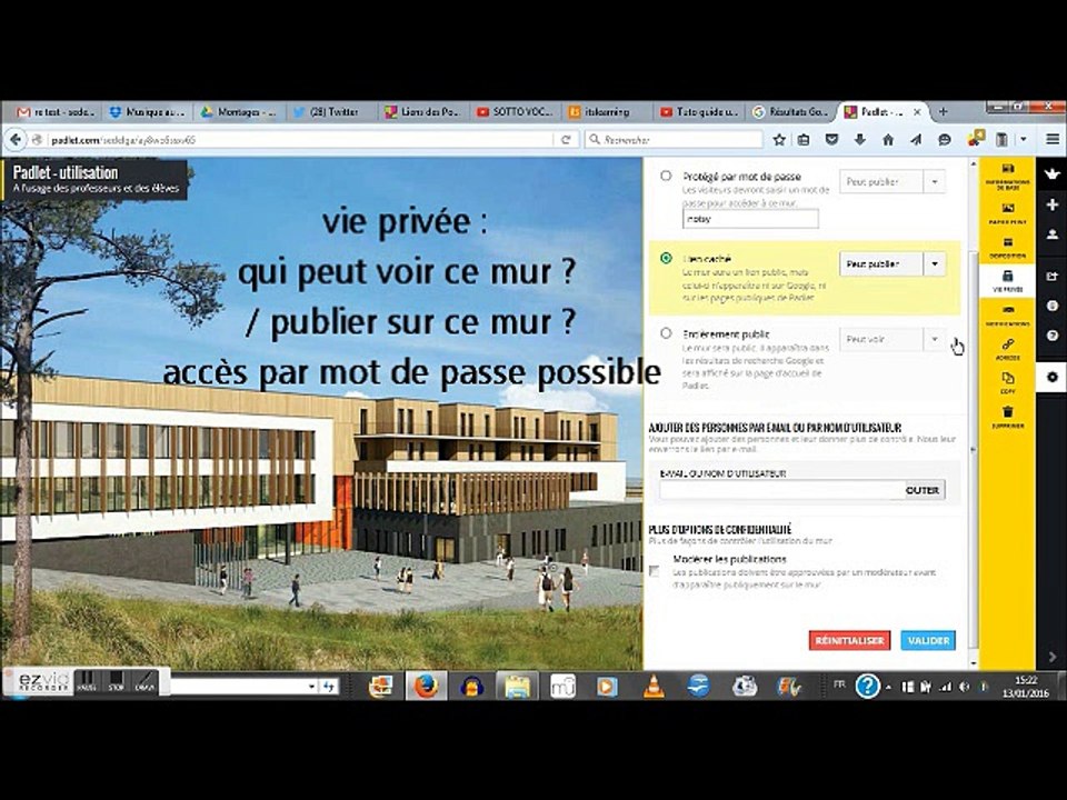 tutoriel pour utiliser padlet