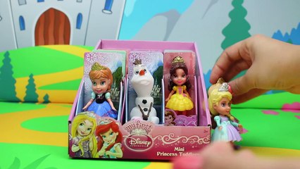 Disney Mini Princess Toddlers Full Set Toy Review. DisneyToysFan