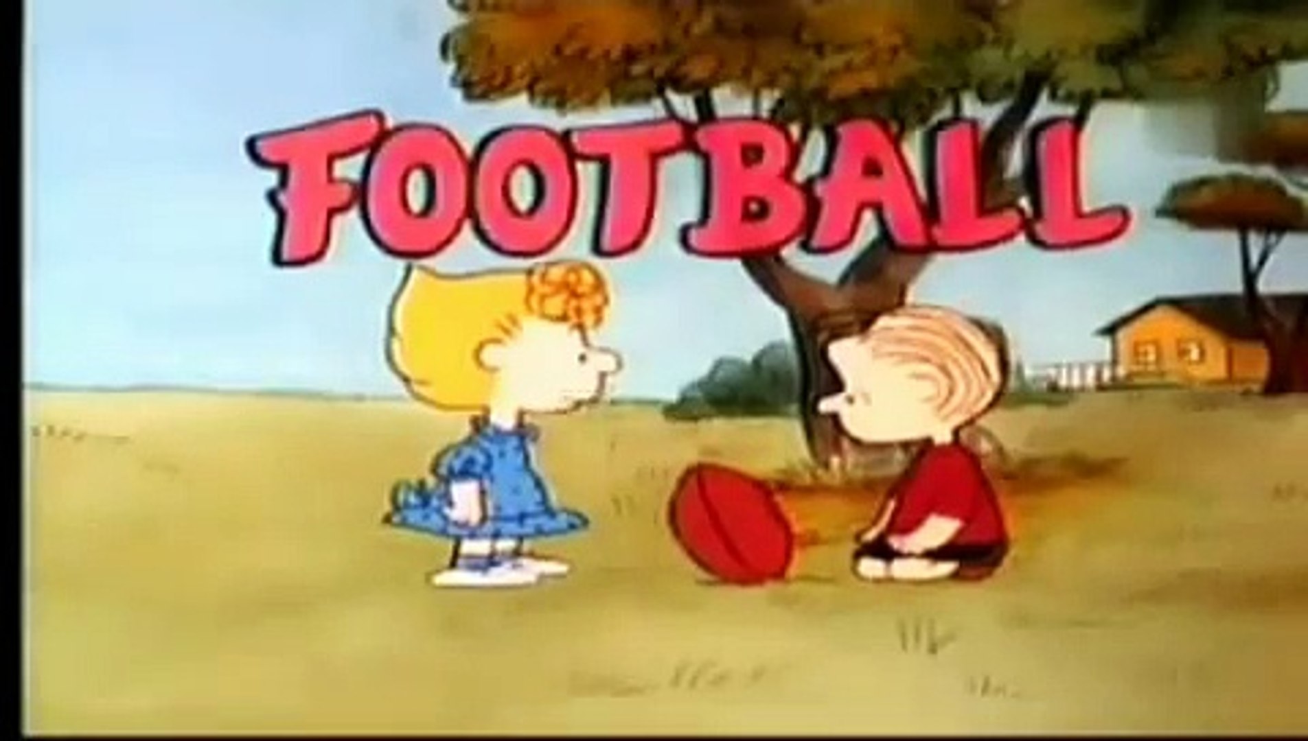 ⁣Charlie Brown Football