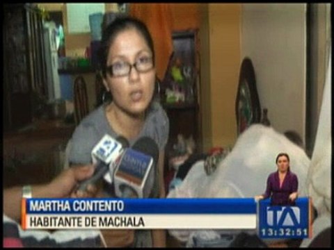 Barrios inundados por fuerte lluvias registradas anoche