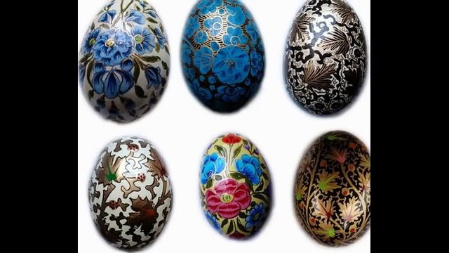 Яйца из папье-маше