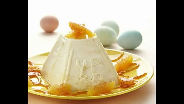 Творожная пасха с апельсинами