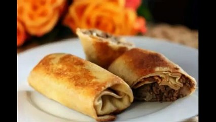 Блины с мясом