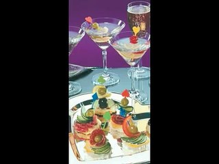 Канапе с сыром и огурцами