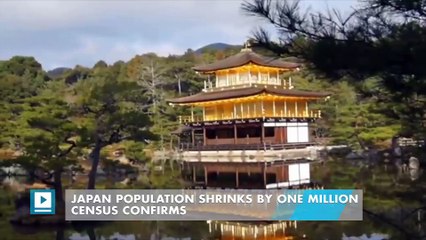 Japan population shrinks by one million census confirms