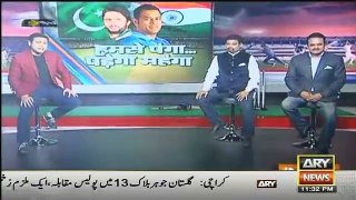 Umer Sharif Basit Ali And Other Making Fun Of Indian Media For Insulting Pakistani Team