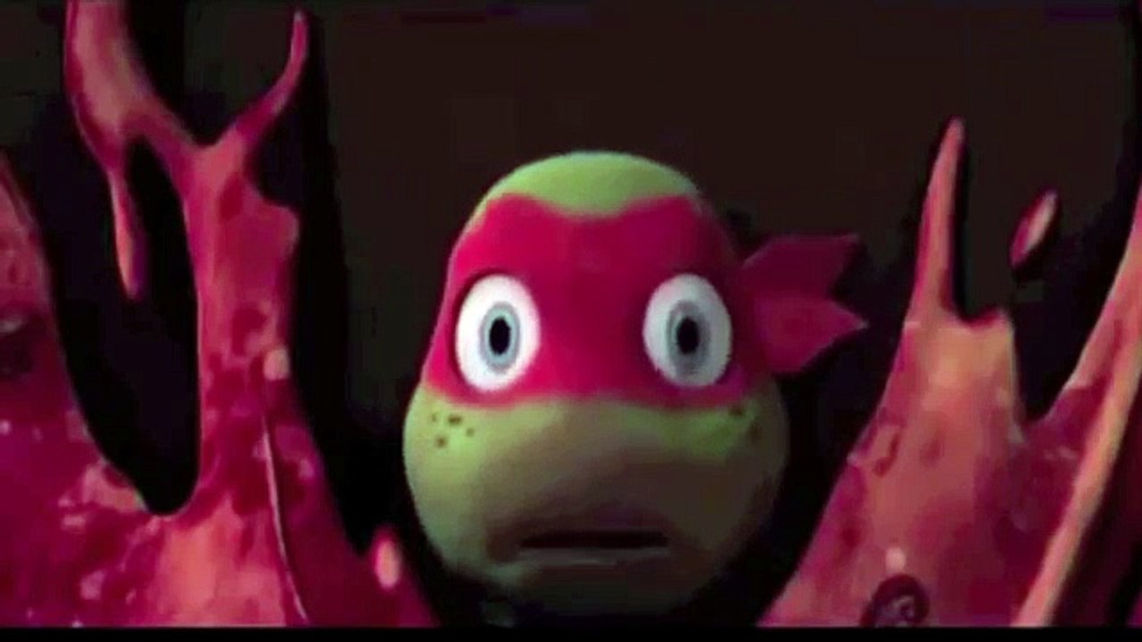 TMNT 2012- Mikey vs Pizza Face
