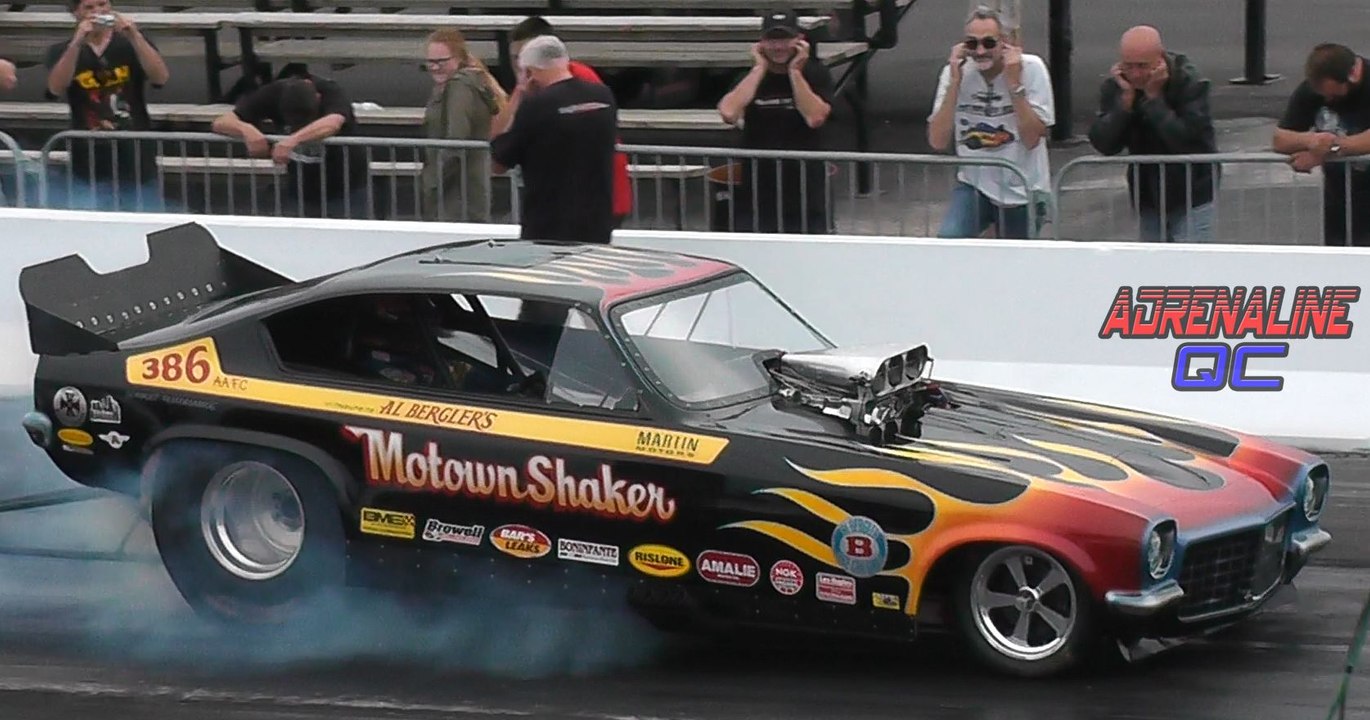 Piste d'acceleration Pont-Rouge AdrenalineQC Drag Racing 2015