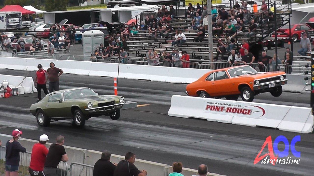 Piste d'acceleration Pont-Rouge AdrenalineQC Drag Racing 2015