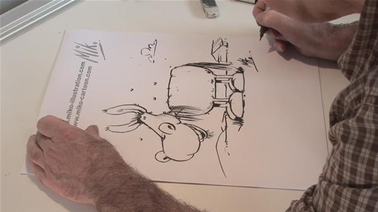 How To Design A Cartoon Donkey
